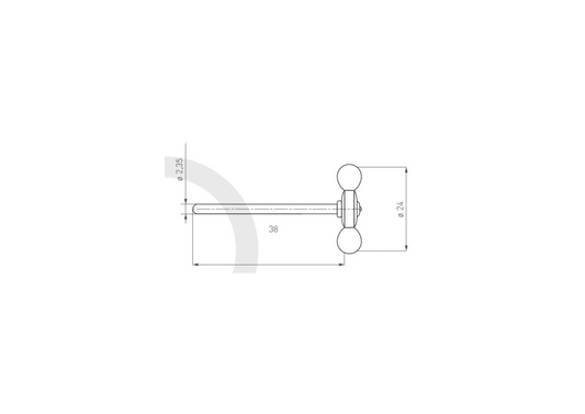 05 013 024 round brush G 4500 ANTILOPE® (10 pieces)