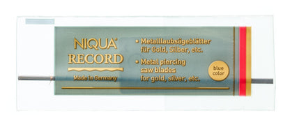 NIQUA RECORD Juweliersägeblätter Blau – 130mm