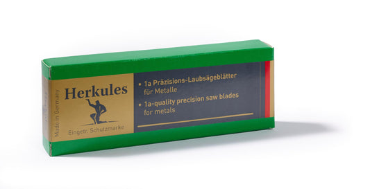 01 030 HERKULES® Jeweller’s Saw Blades – Precise, Classic, Versatile (130 mm & 140 mm)