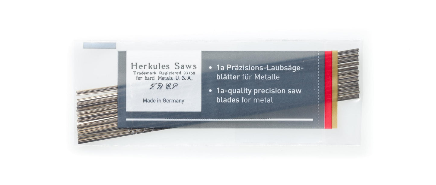 01 032  HERKULES® White Jeweller’s Saw Blades – Flexibility Rooted in Tradition