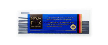 NIQUA FIX Blue Wooden Fretsaw Blades – 130 mm / 160 mm