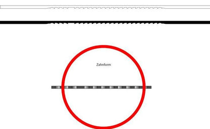 PEBECO REVERSE Wooden Fretsaw Blades – 130 mm