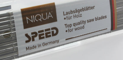 NIQUA SPEED Wooden Fretsaw Blades – 130 mm