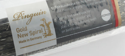 Hojas de sierra de marquetería en espiral PINGUIN GOLD NEW SPIRAL – 130 mm