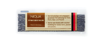 NIQUA TWISTER Spiral Fretsaw Blades – 130 mm