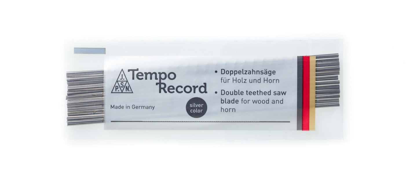 51 031  Holzlaubsägeblätter TEMPO RECORD Silber 130mm