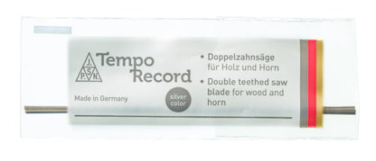 TEMPO RECORD Silver Wooden Fretsaw Blades – 130 mm