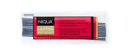 NIQUA ULTRA Wooden Fretsaw Blades – 130 mm