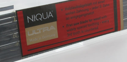 NIQUA ULTRA Wooden Fretsaw Blades – 130 mm
