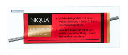 NIQUA ULTRA Wooden Fretsaw Blades – 130 mm