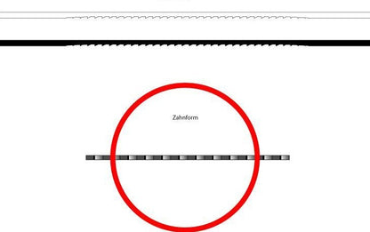 PEBECO Wooden Fretsaw Blades – 130 mm / 150 mm / 160 mm