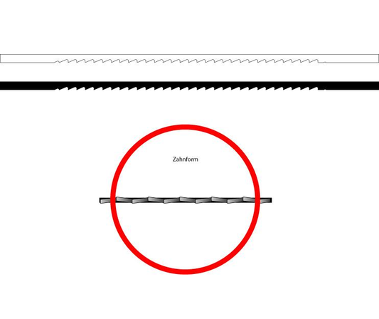 52 100 marquetry saw blank 180 mm