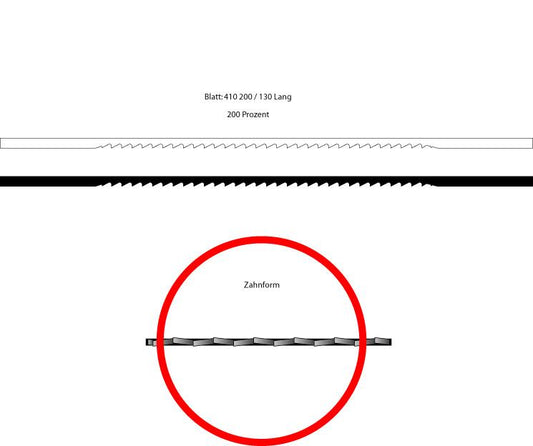 52 200 marquetry saw blue 180 mm