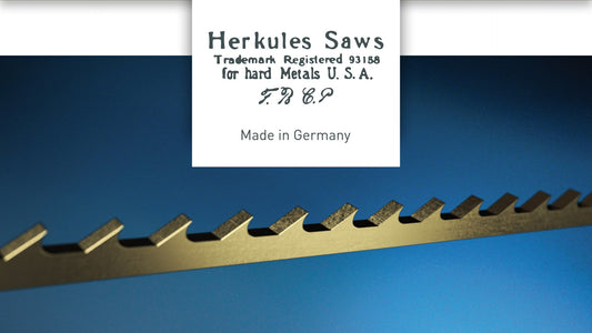 01 032  HERKULES® White Jeweller’s Saw Blades – Flexibility Rooted in Tradition