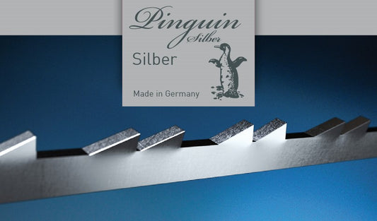 51 010  Holzlaubsägeblätter PINGUIN SILBER Silber 130mm